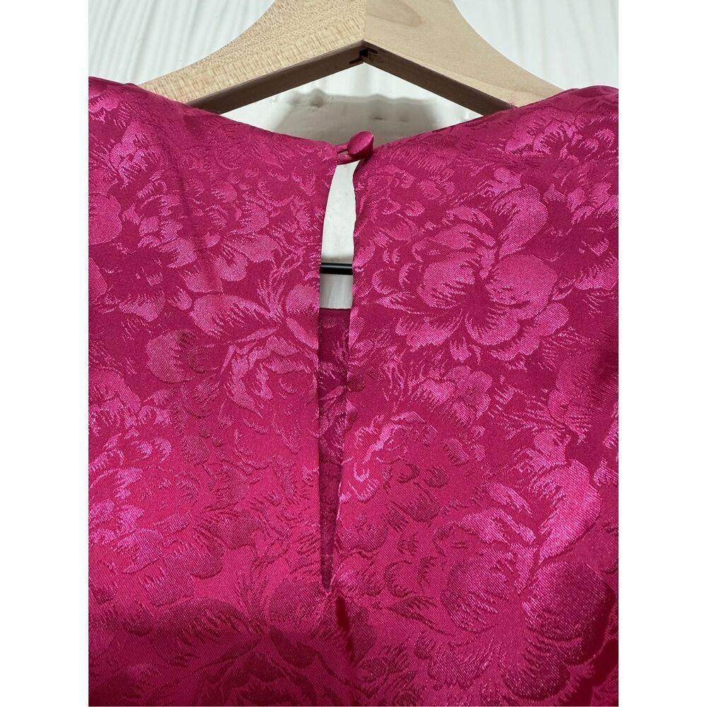 Ronny Kobo Collection Fuchsia Cutout Ruched Mini Dress - Picture 4 of 11